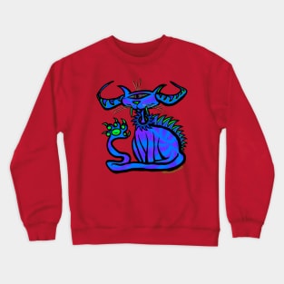 Fallen Angel Pussy Cat Crewneck Sweatshirt